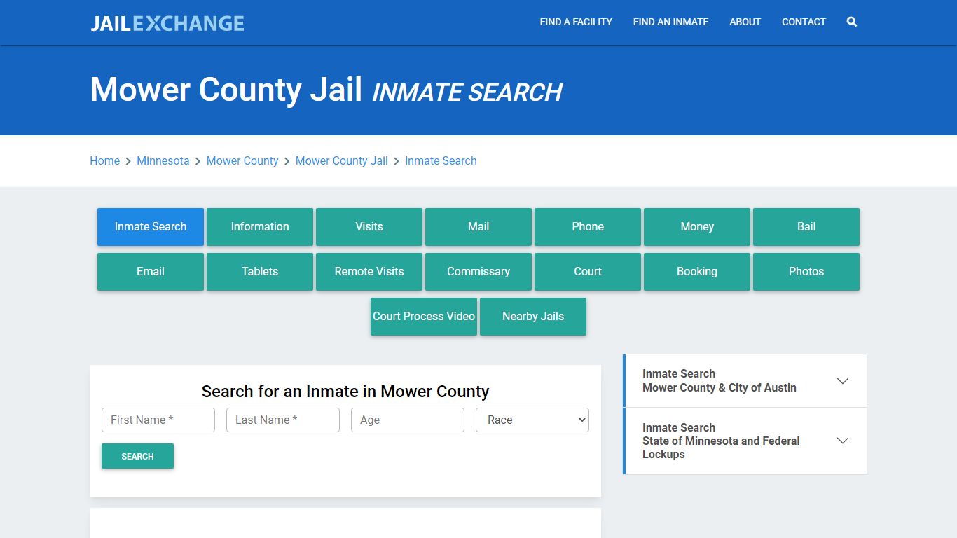 Mower County Jail, MN Inmate Search: Roster & Mugshots