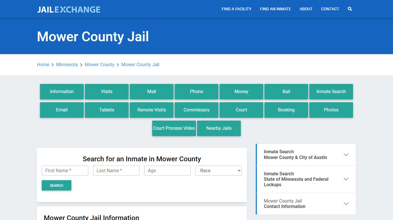 Mower County Jail Roster Lookup, MN, Inmate Search